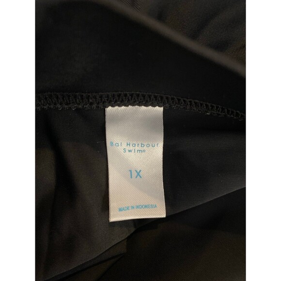 New Directions Swimsuit 2 Piece Halter Top Bottom Skirt Bright Floral Size 1X - Picture 7 of 10